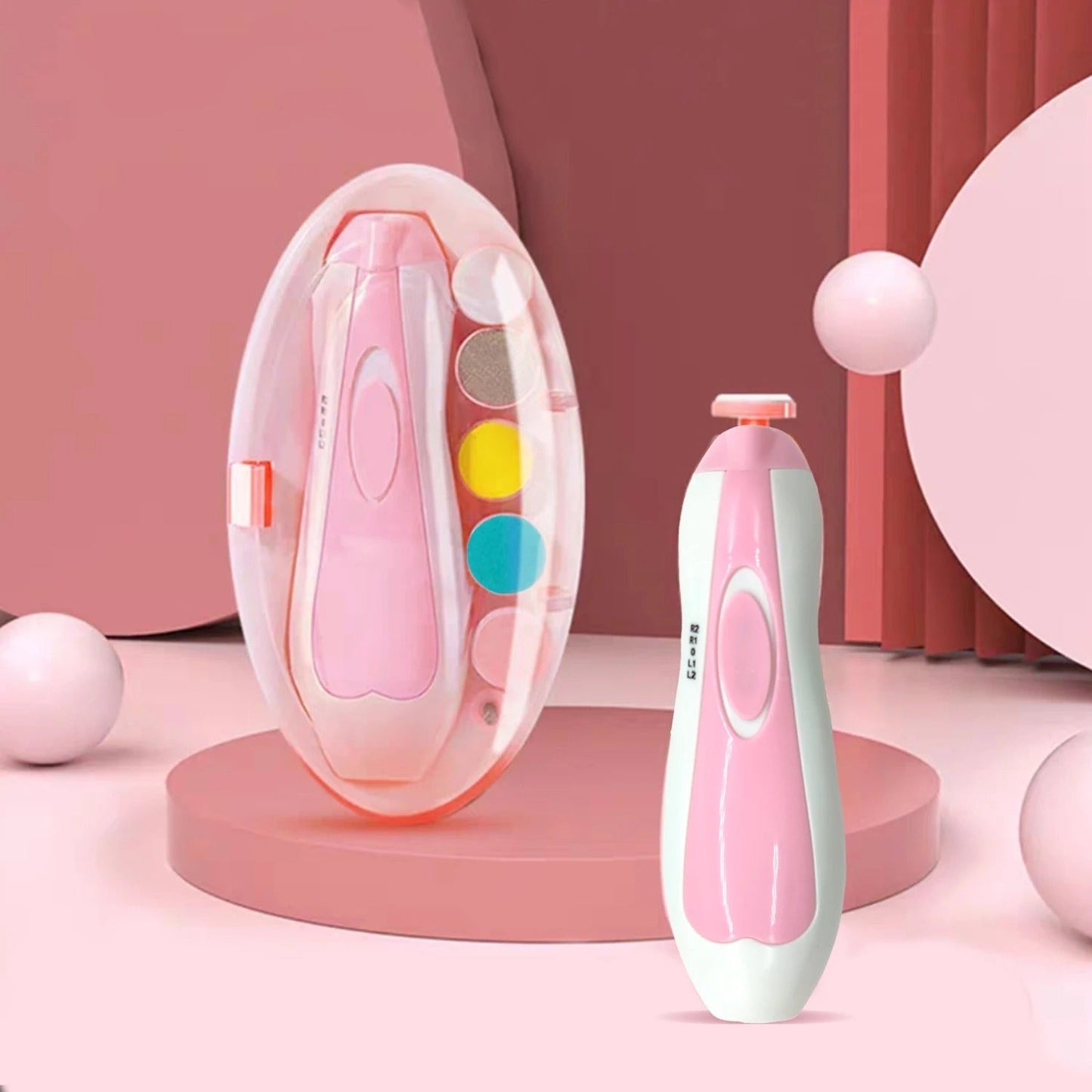 Electric Baby Nail Trimmer & Clipper Set